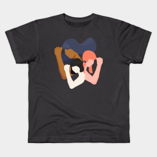 Girl and Woman Power Diversity Kids T-Shirt